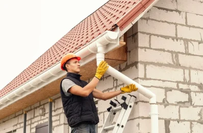 Pose et remplacement de gouttières à Bareilles